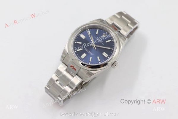 (EW) New Rolex Oyster Perpetual Blue Dial 41mm Swiss Replica Watches 904L 7