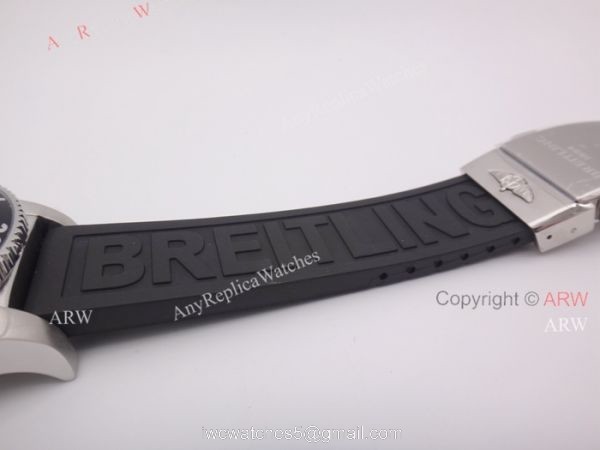 High Quality Replica Breitling Superocean Abyss Black Dial Black Rubber Strap Watch 7