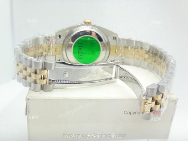 Rolex Oyster Perpetual Datejust Jubille Bracelet Black Rolex Dial Copy Watch 7
