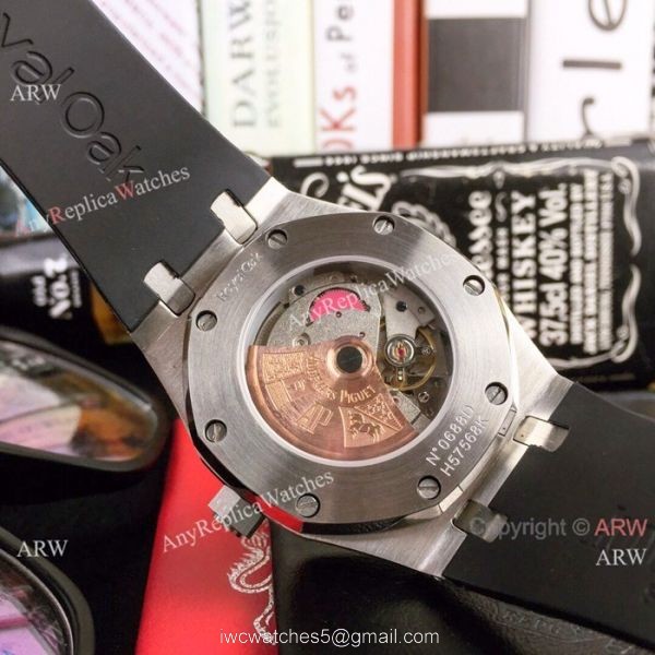 Audemars Piguet Royal Oak Diamond Replica Watches 43mm Black Dial 7