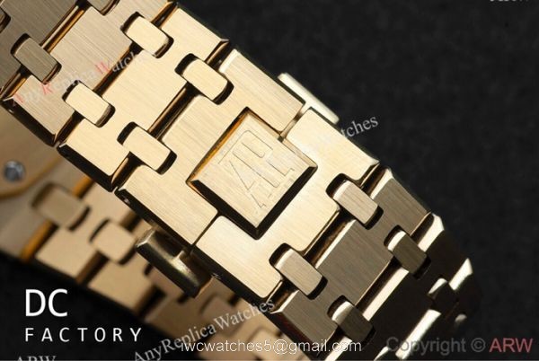 Best Copy Audemars Piguet Royal Oak Jumbo Extra Thin Watch Gold Case 7