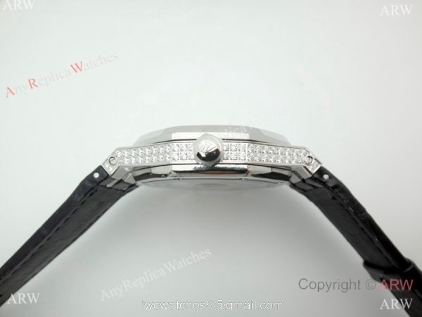 2019 Replica Audemars Piguet Royal Oak 44MM Watch SS Diamond Dial 7