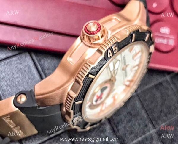 New Ulysse Nardin Deep Dive Hammerhead Shark Limited Edition Watch Copy Rose Gold White Dial 7