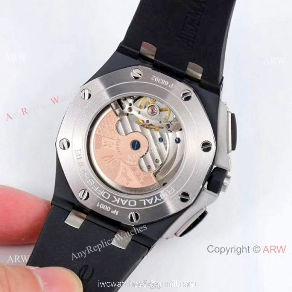 Audemars Piguet Royal Oak offshore SS Blue Face Watch Fake AP Skeleton Watch 7