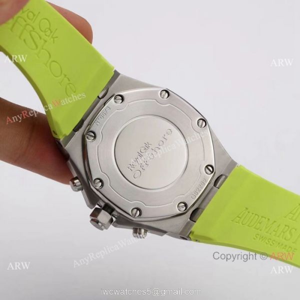 Audemars Piguet Knock off Watches / Women Size / Royal Oak offshore SS Green Dial 7