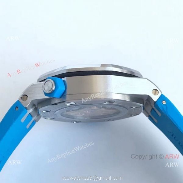 Swiss 3120 Replica Audemars Piguet Royal Oak Offshore Diver Watch Blue Version 7