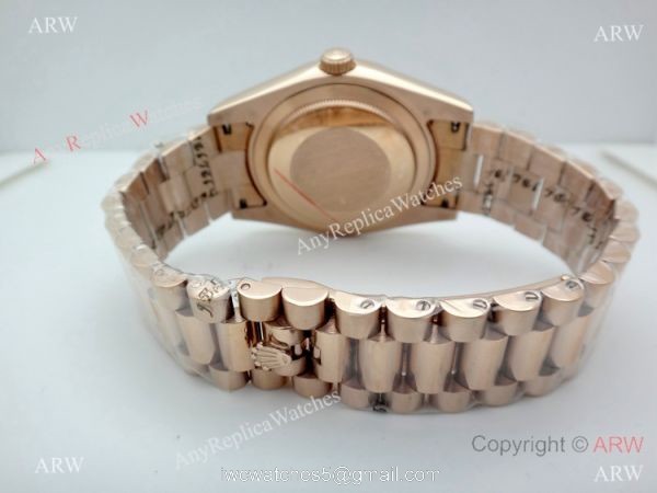 Replica Rolex Presidential Diamond Day-Date 40mm Watches Yellow Gold 7