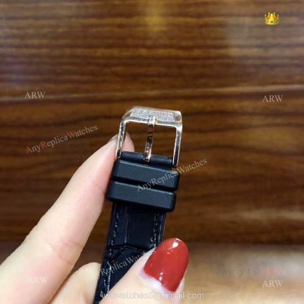 Best Replica Franck Muller Vanguard lady Watches Gold Diamond Case 7