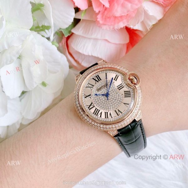 Best Replica Cartier Ballon Bleu De Quartz Watches Low Price 7