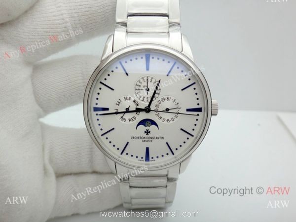 Vacheron Constantin Watch Replica For Sale Ss Perpetual Calendar Face 7