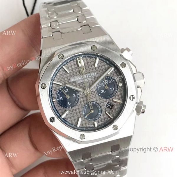 Swiss 7750 Royal Oak Audemars Piguet Replica Watches Gray Dial 26331OR 7