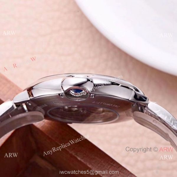 Best Quality Cartier Ballon Bleu De Moon Phase SS Automatic Replica Watch 7