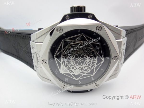 Swiss Grade Hublot Big Bang Sang Bleu Stainless Steel Watch 2019 Replica 7
