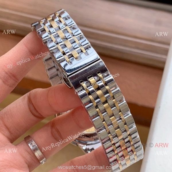 New Style Omega DeVille Automatic Watches Two Tone White Face 7