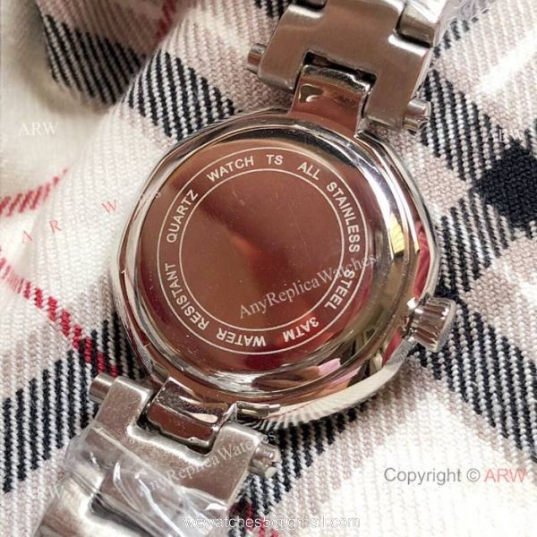 Replica Omega Women Watches Stainless Steel White MOP Dial 7