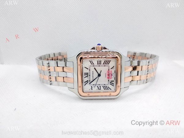 Cartier Panthere De Cartier Watches Two Tone Rose Gold 38mm 7