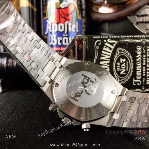 New Copy Audemars Piguet Royal Oak Tattoo Watch White Chronograph Face 7