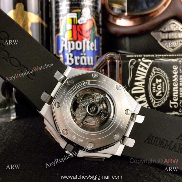 Fake Audemars Piguet Royal Oak Offshore Automatic watch SS White Dial 7