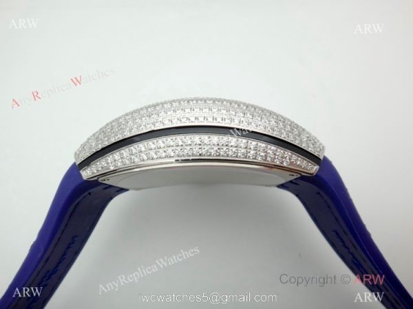 Franck Muller Vanguard Yachting V45 Iced Out diamond Watch New Replica 7