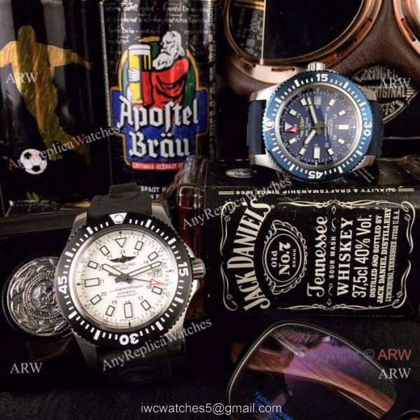 New Replica Breitling Avenger Superocean Watches Blue Bezel Blue Dial 7