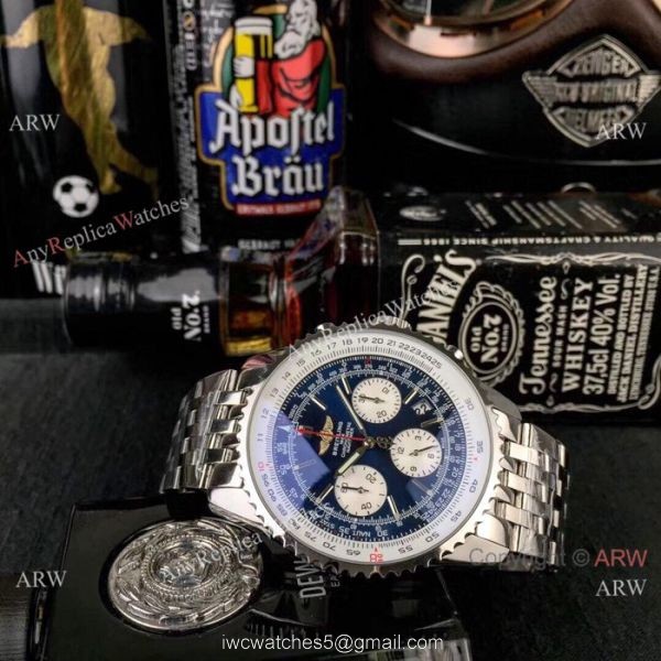 Copy Breitling 1884 Chronometre Navitimer 01 Watches SS 46MM 7