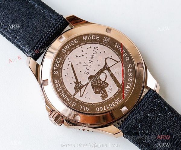 Swiss Replica Breitling Superocean II Black Dial Rose Gold Watch New 2019 7