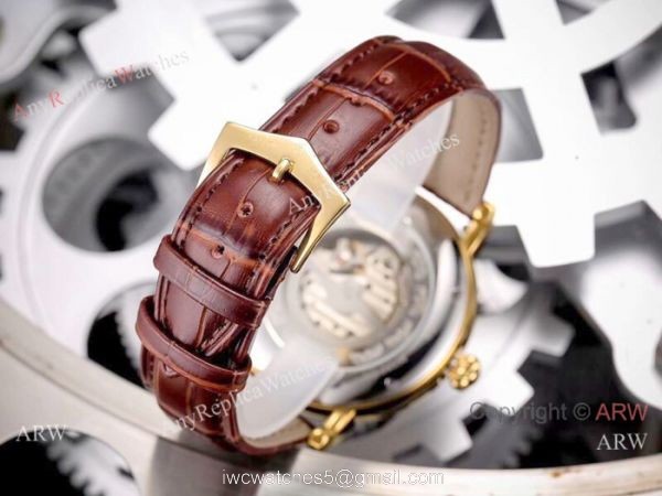 Patek Philippe geneve Calatrava Watch Gold Case Black Face 7