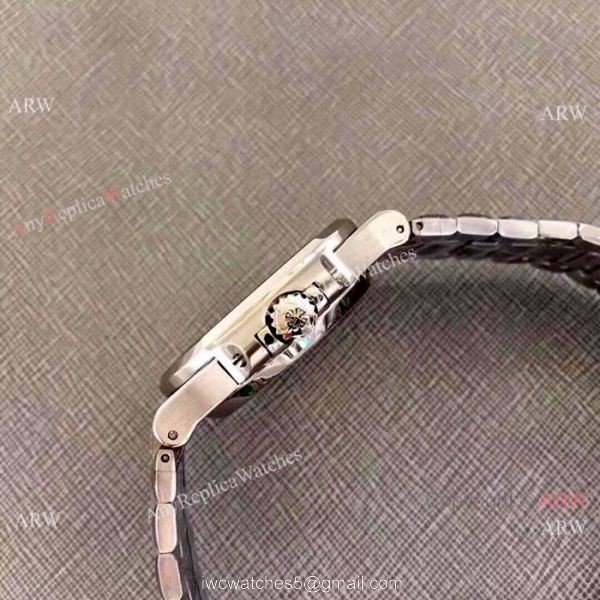 New Replica Patek Philippe Nautilus Mens Watch Stainless Steel Brown Dial 7