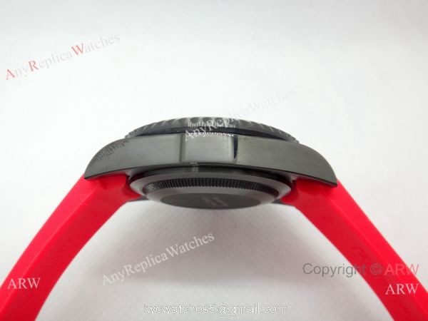 Rolex Supreme limited edition Red Rubber Strap Copy Watch 40mm 7