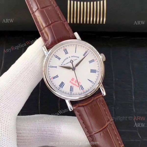 Copy A.Lange Sohne Black Dial Men Watches Swiss Quality 7