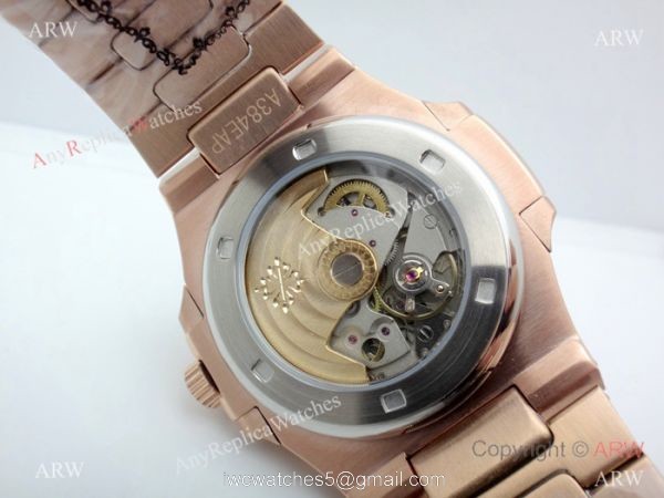 Best Replica Patek Philippe Nautilus Rose Gold Watch 40mm 7