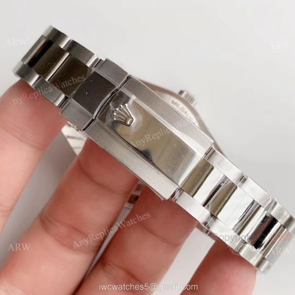 AR Replica Rolex Milgauss ETA2824 Stainless Steel Blue Dial Watch Swiss Made 7