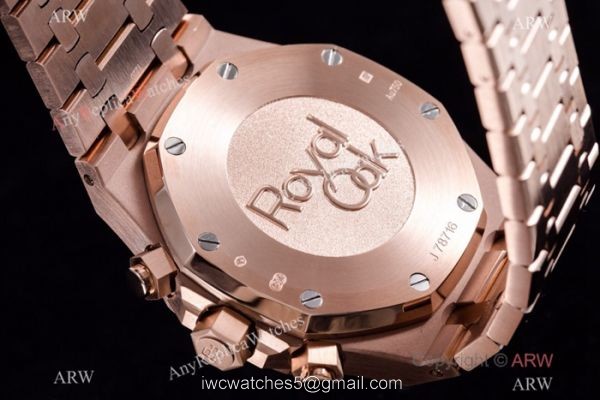 BF Factory Audemars Piguet Royal Oak Blue Dial Rose Gold Replica Watch 7