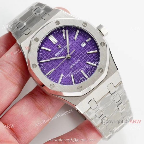 Audemars Piguet Royal Oak Swiss 3120 Watches Fake Stainless Steel Blue Face 7
