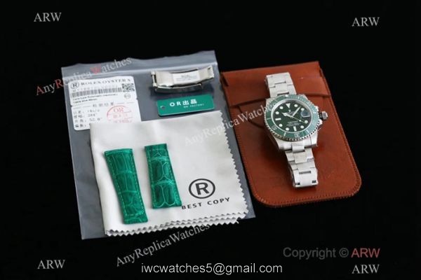 OR Factory V2 Submariner Rolex Hulk Replica Watch with ETA2836 Movement 7