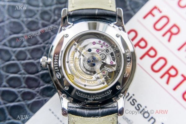 Swiss Copy Jaeger-LeCoultre Master Ultra Thin Moon Watch 39mm SS Silver Face 7
