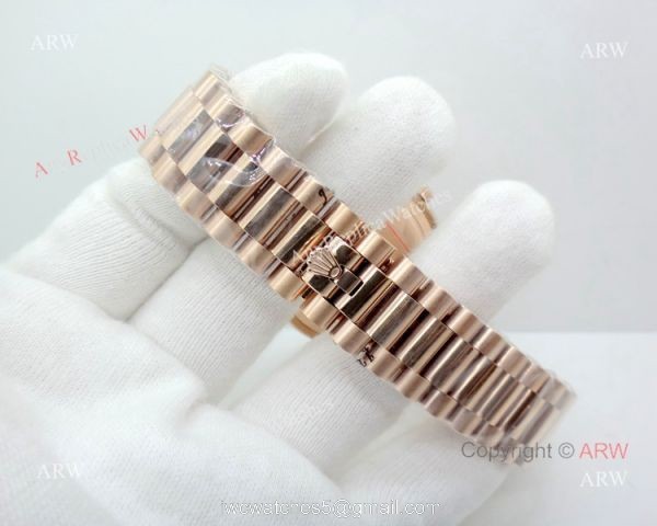 Best Replica Rolex Day Date Rose Gold Presidential Watch 40mm 7