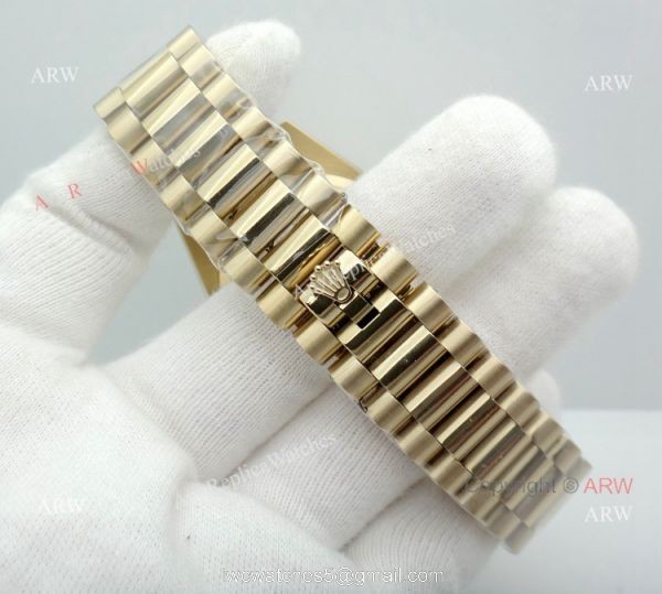 High Quality Replica Presidential Rolex Day-Date All Gold Watch 40mm 7