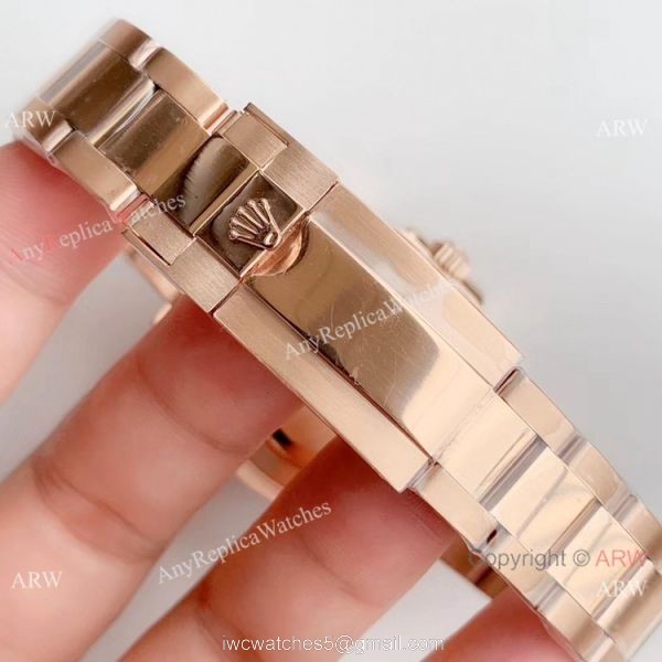 Noob Factory Replica Watches Rolex GMT-Master II Rose Gold watch 7