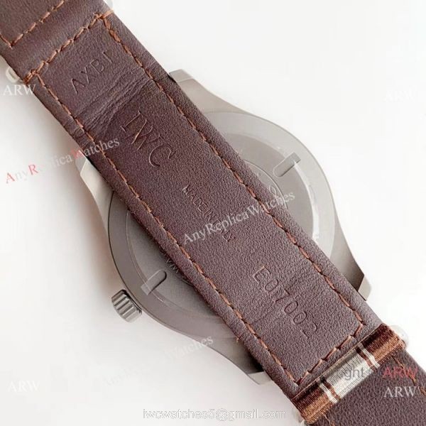 (M+) Swiss IWC Mark XVIII Replica Watch Titanium Nylon Strap 7