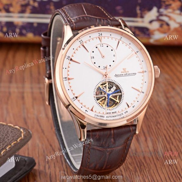 High Quality Jaeger LeCoultre Master Grande Tradition A Tourbillon Watch Rose Gold 41mm 7
