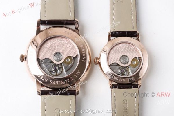Swiss Replica Blancpain Villeret Ultraplate 6551-1127-55B Rose Gold Watch Lovers watch 7