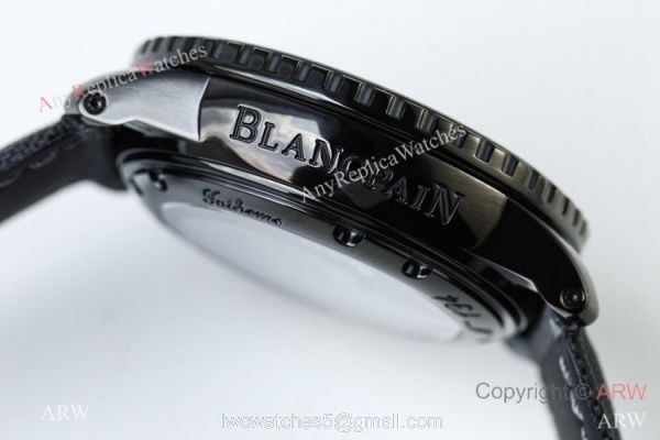 Blancpain Fifty Fathoms Automatique Black Steel Luxury Watch Swiss Grade Copy 7
