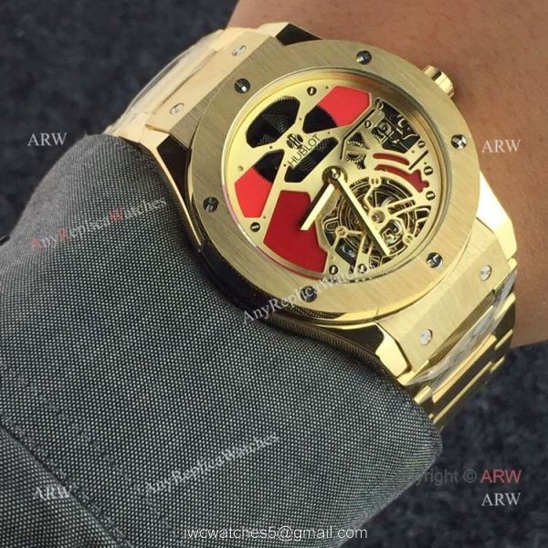 New Fake Hublot Classic Fusion Tourbillon 45mm Watches 7