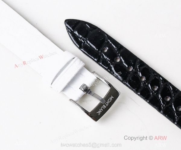 Swiss Montblanc Boheme Date SS Watch 33mm Women Mont Blanc Bracelet Replica 7