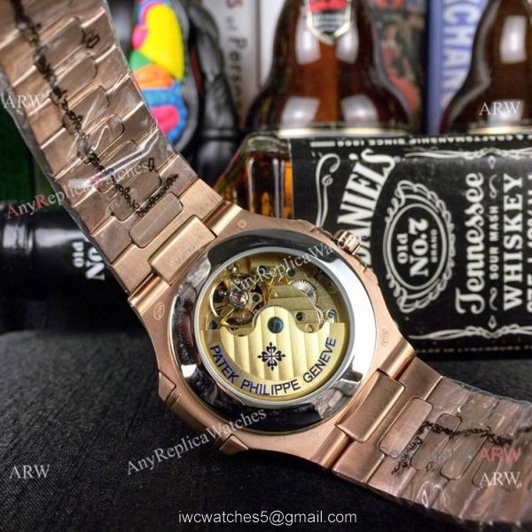 Best Replica Patek Philippe Tourbillon Watches 40mm Rose Gold and White 7
