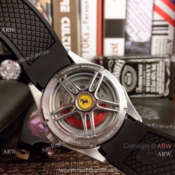 Lamborghini Gran Premio Automatic Men Watch SS Black Bezel 7