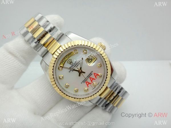 Rolex Day Date 2-Tone Watch Rolex Presidential Replica Watch 36mm 7