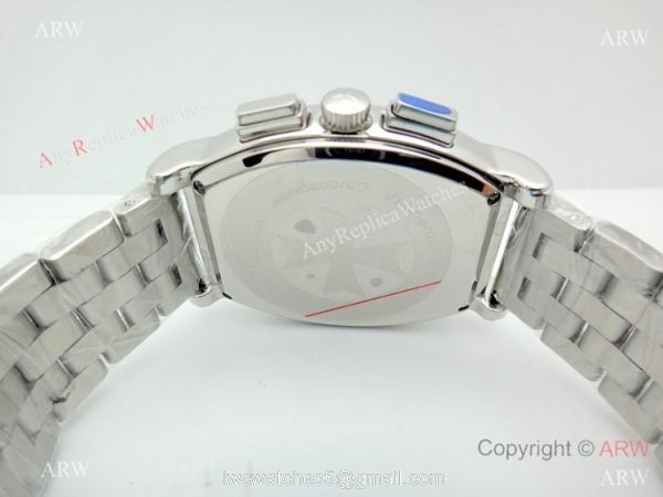 Vacheron Constantin Copy Watch Stainless steel Chronograph Blue Stick 7