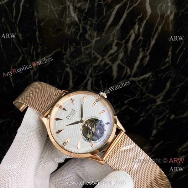 Piaget Polo Tourbillon Rose Gold Watches Best Replica 7